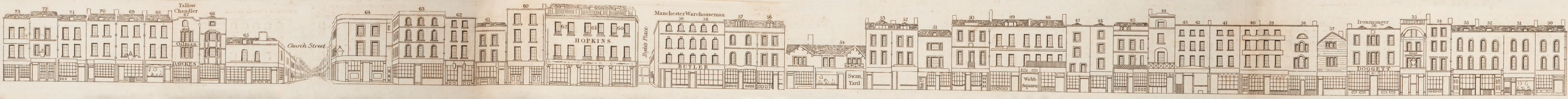 map - Tallis's London street views : No. 59. Shoreditch, division 2 (east)