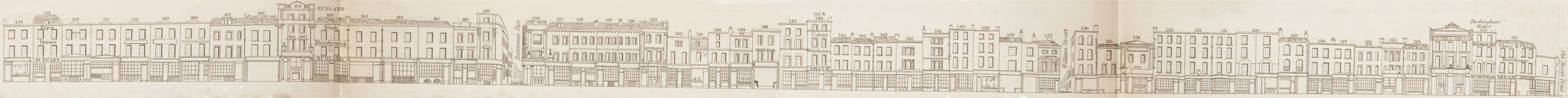 map - Tallis's London street views : No. 61. Shoreditch, division 3 (west)